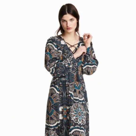 H&M Patterned Maxi Drees - Picture 2 of 8